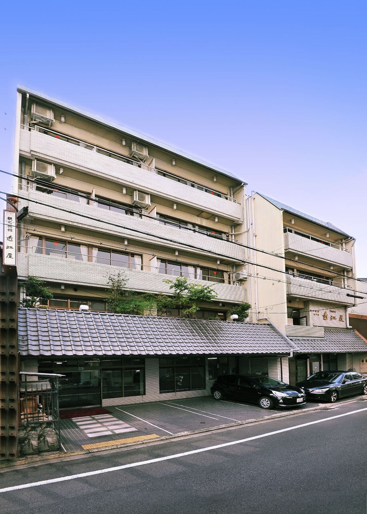 Kanko Ryokan Hotel Omiya Kioto Exterior foto